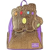 Loungefly Marvel Shine Thanos Gauntlet Mini Backpack