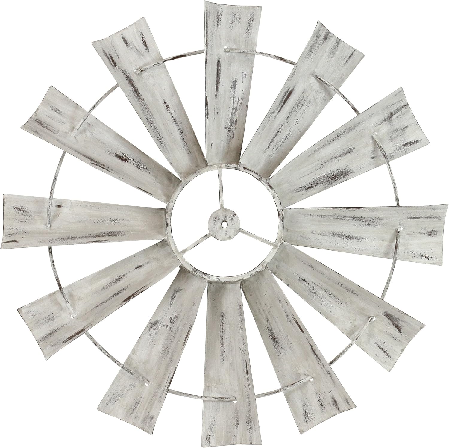 Aspire 5100 Celeste Windmill Wall Decor, White