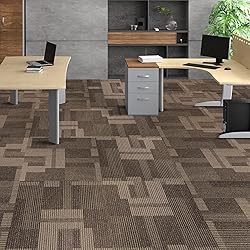 VEVOR Carpet Tiles Reusable, 24 PCS, 24"x