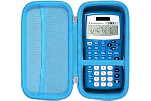 khanka Carrying Case for Texas Instruments TI-30Xa / TI BA II Plus/TI-30XIIS /TI-30XS MultiView/TI-36X Pro Engineering Scientific Calculator, Case Only (Blue)