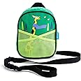 Munchkin® Brica® By-My-Side™ Toddler Safety Harness Backpack with Leash, Giraffe, Green