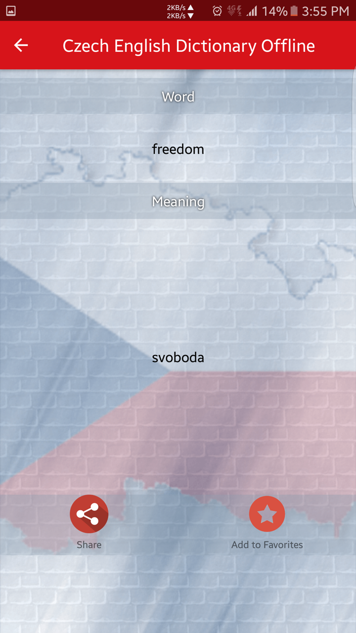 Czech English Dictionary for Android
