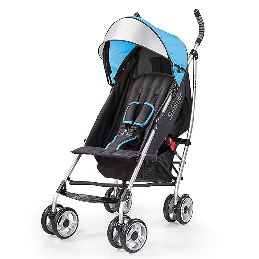 Summer Infant 3Dlite Convenience Stroller, Caribbean Blue