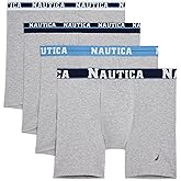 Nautica Men's 4 Pack Limited Edition Stretch Boxer Briefs