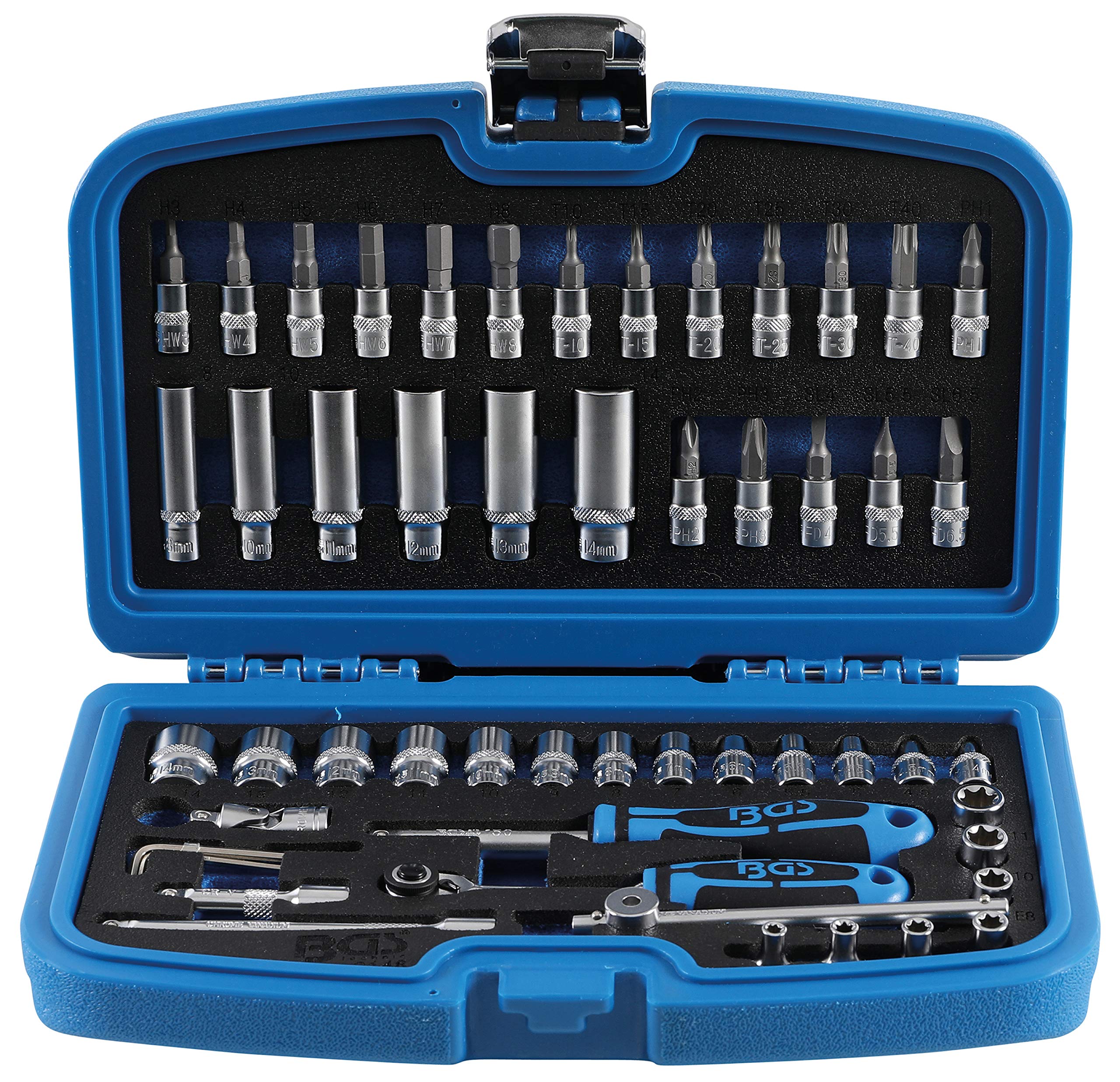 BGS 2148 | Socket Set | 6.3 mm (1/4") Drive | 53 pcs.