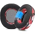 WC Freeze Nova Pro Wireless - Cooling Gel Earpads for Arctis Nova Pro Wireless ONLY (Doesn’t Fit Other Models), Made by Wicked Cushions, Improved Durability, Thickness & Sound Isolation | Red Prism