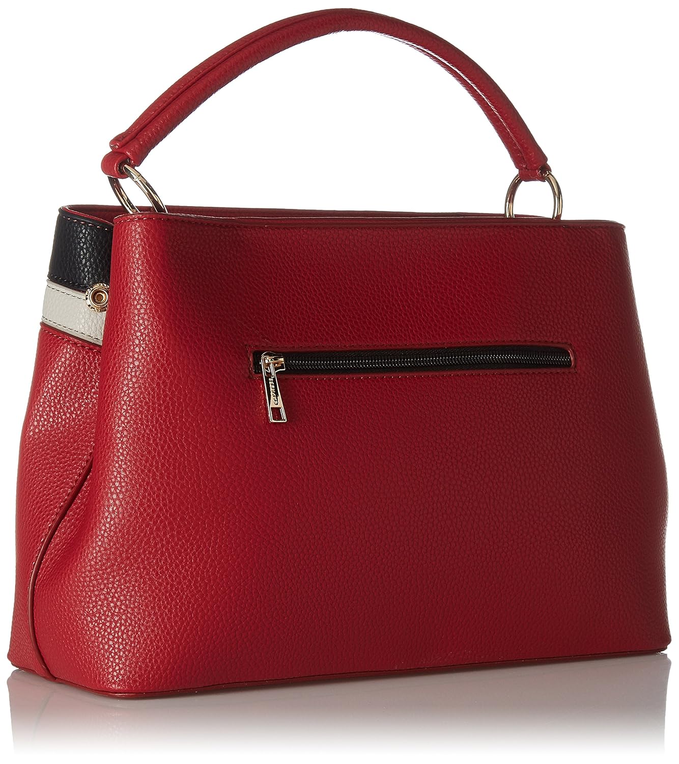 caprese philis women's satchel (red, grey and white) ()