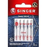 SINGER Denim Sewing Machine Needles, Size 100/16-5 Count