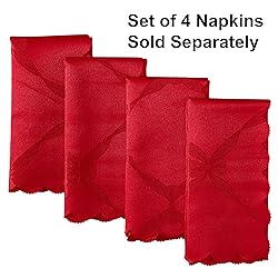Newbridge Square Napkin, Set of 4 Napkins, Ribbons