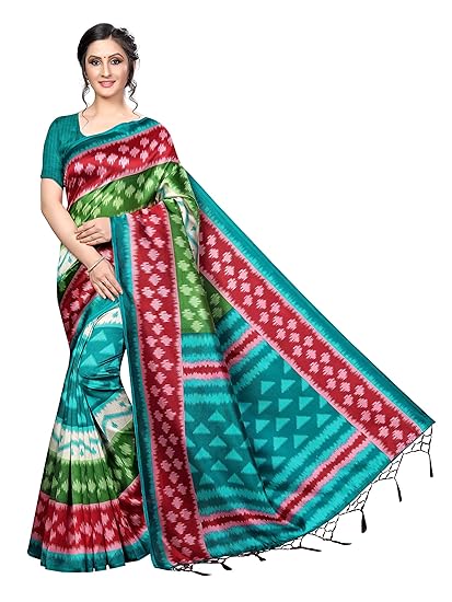 Winza Designer Womens Art Silk Saree With Blouse (AUDI)