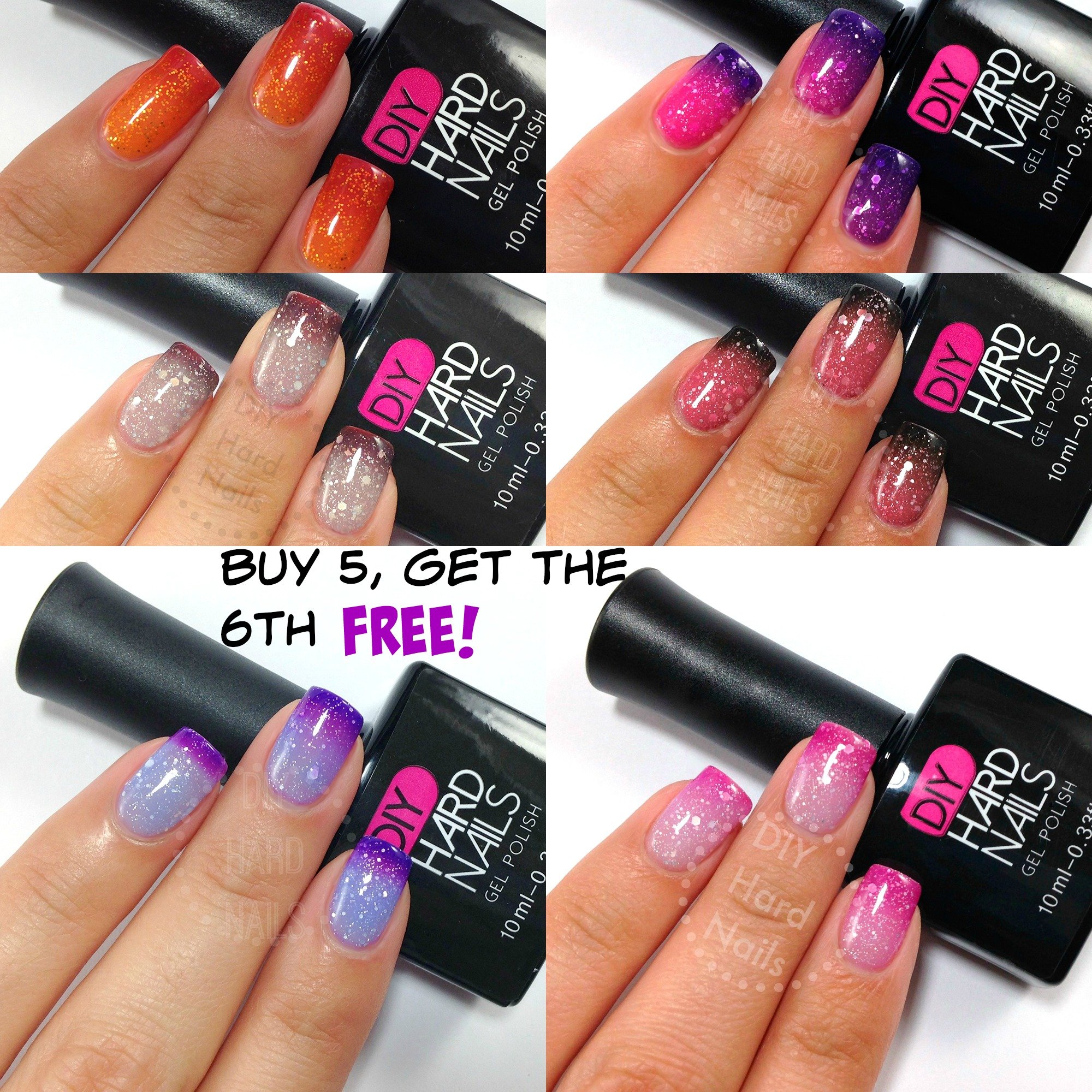 Best Temperature Color Changing UV Soak Off Gel Nail Polish New York