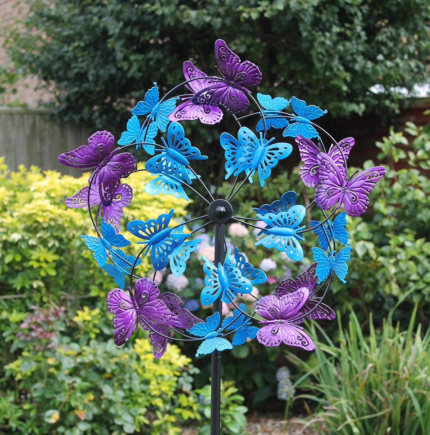 Creekwood Butterflies Garden Wind Spinner Sculpture 170cm