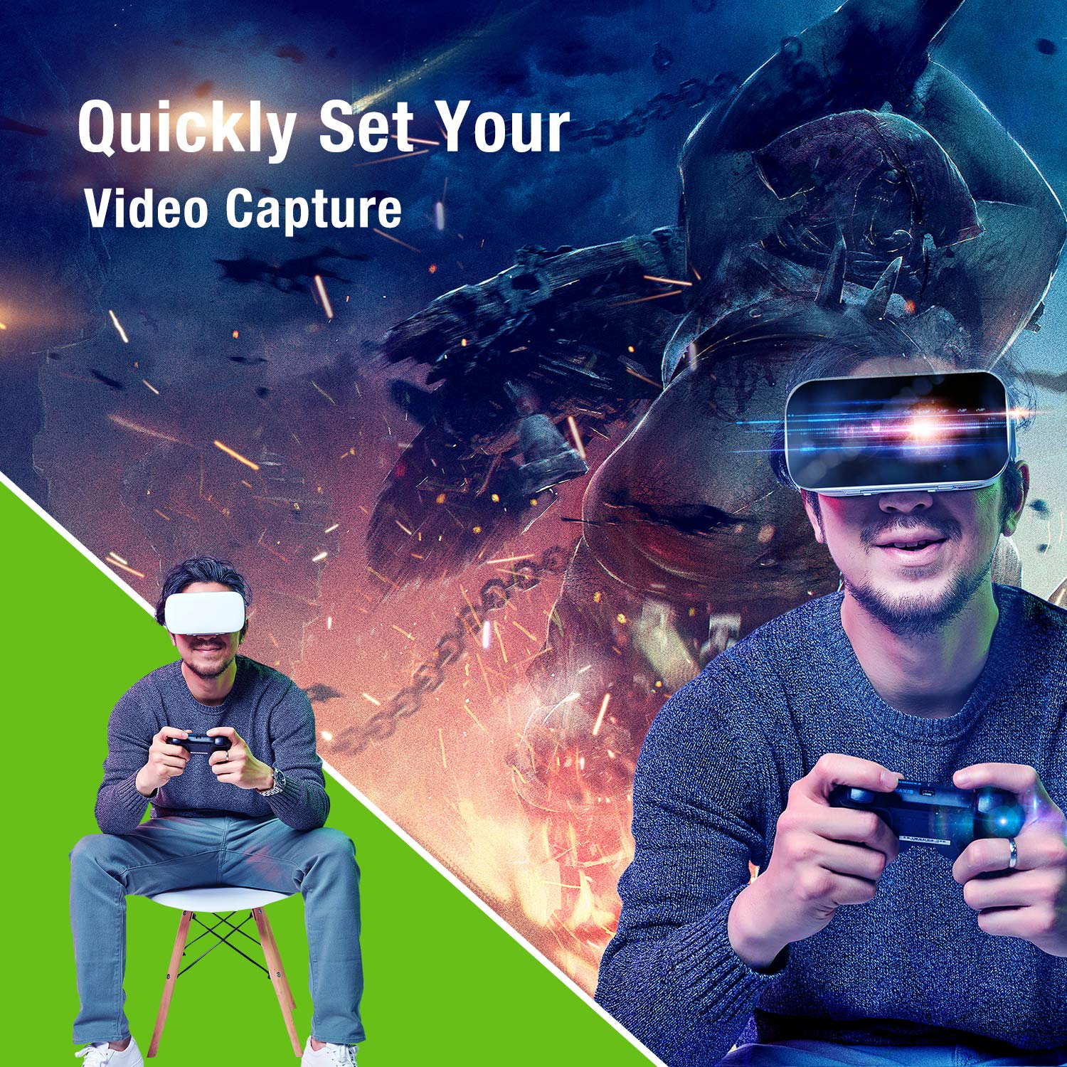 Upgrade Green Screen Size 61.1x72.5” Upgrade Version Collapsible Chromakey Panel Base Frame All in One Portable Design Punch-Free Set Up Easy Lock for Photo Live Game Tiktok Video (148x190cm)