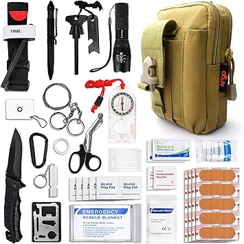 Survival Gear and Medical First Aid Kit
