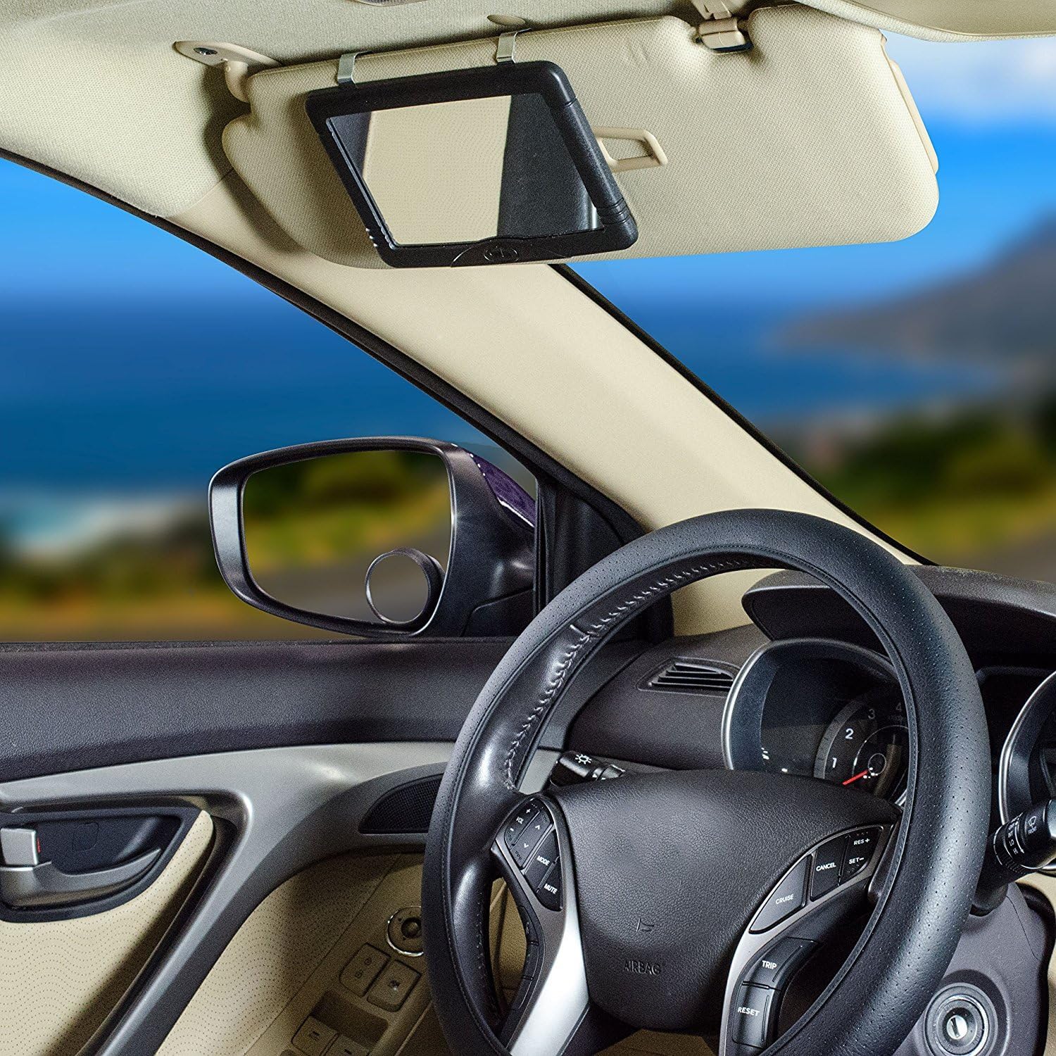 Amazon Co Jp 後付けサンバイザーミラー カスタムアクセサリーミラー 並行輸入品 家電 カメラ