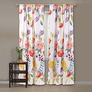 Greenland Home Watercolor Dream Window Panel Pair 63"