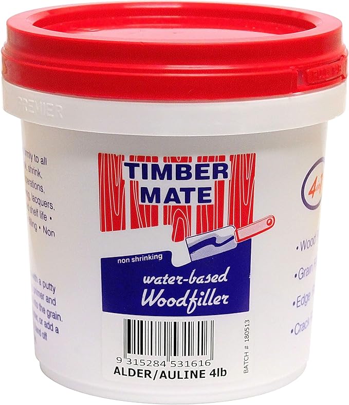 Timbermate Wood Filler Water Based, 4 pounds, Alder