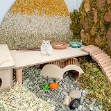 Niteangel Hamster Platform Burlywood 7in Height for Small Pets view 3