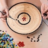 BELLE VOUS Mixed Colour Stained Glass Mosaic Tiles 700 Pieces 1x1 cm view 6