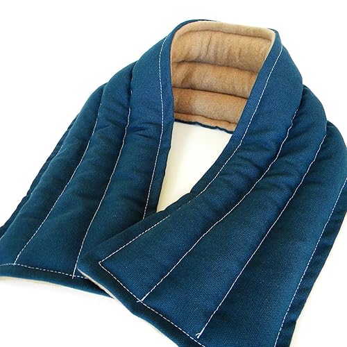 Amazon Com Extra Long Neck Heating Pad Rice Flax Filled Heated