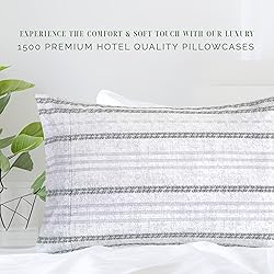 Elegant Comfort Ultra Soft Set of 2 Striped Print