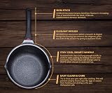 INTIGNIS Deep Non-Stick Frying Pan with Lid 3-in-1 GREBLON Green 28 cm view 3