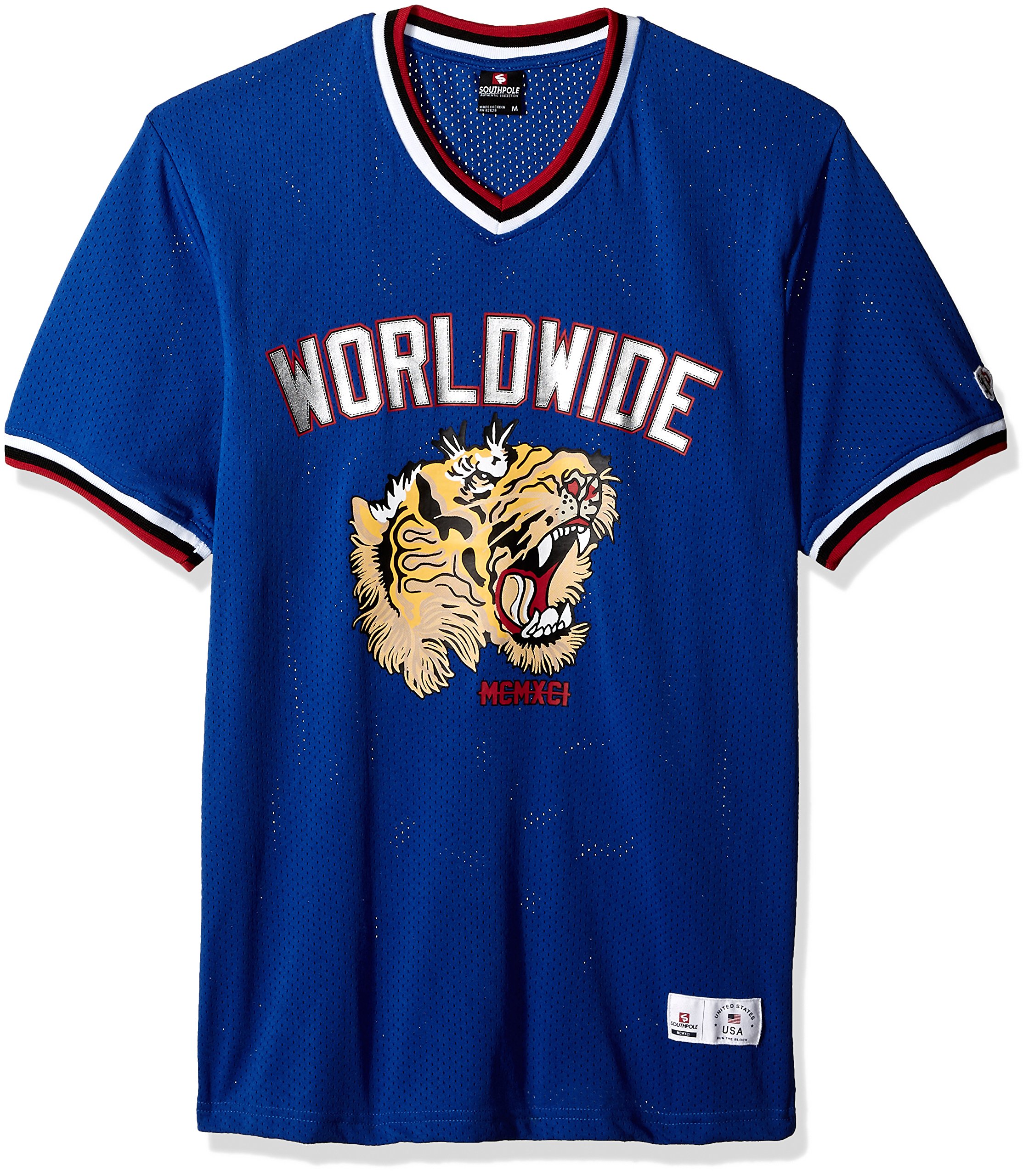 Download Southpole Men's Short Sleeve Athletic Mesh Jersey T-Shirts ...