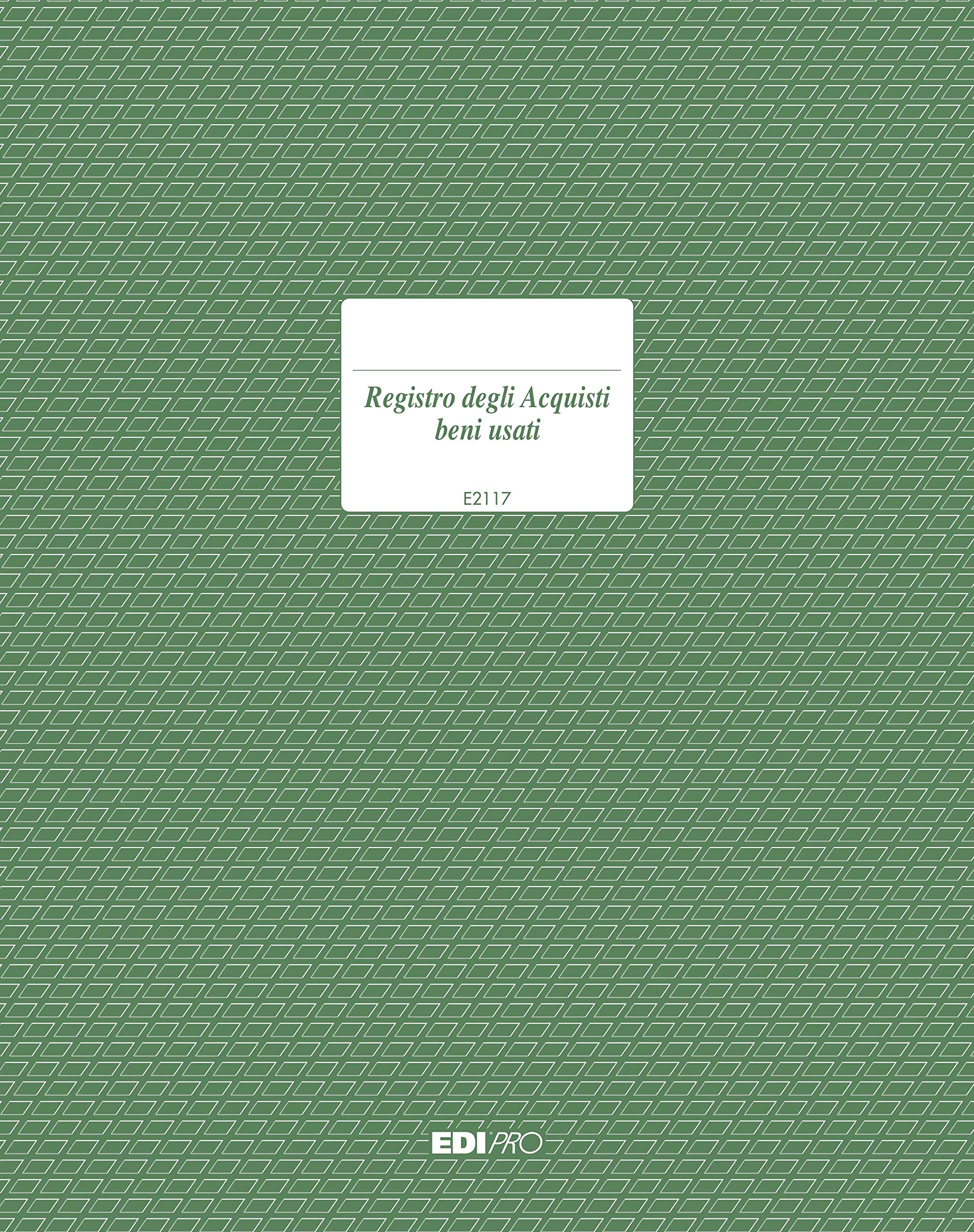 EDIPRO - E2117 - Used Goods Registry 23 Numbered Pages f.to 31x24,5