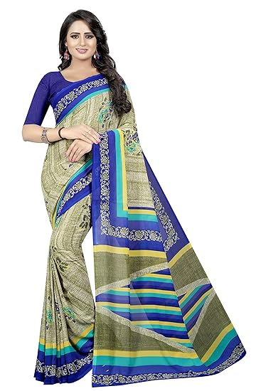 Georgette with Blouse Piece Saree (SDPL-Kimaya 21_Multicoloured_Free Size)