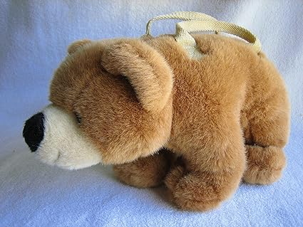 teddy bear with zipper compartment