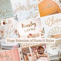 Custom Wood Name Sign for Nursery or Kids