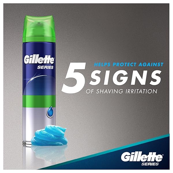 GILLETTE SERIES SHAVING GEL SENSITIVE SKIN 7 OZ