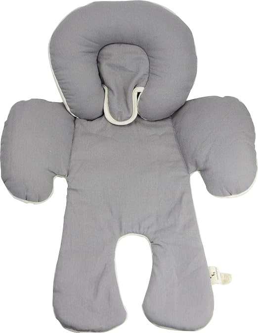 Reversible Infant Head Support, Organic Cotton (Gray)