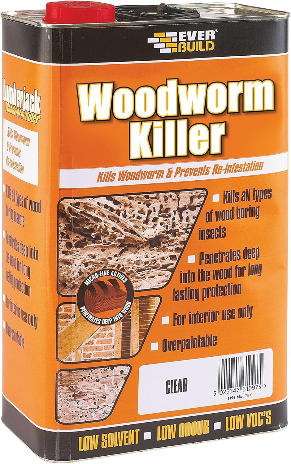 Sika EVBLJWORM05 Woodworm Killer 5 Litre Amazon.co.uk DIY & Tools