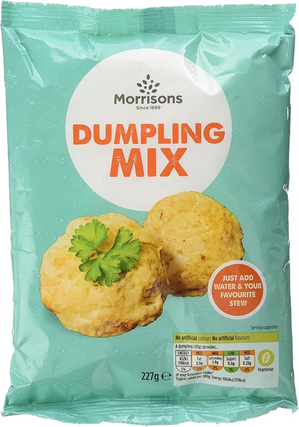 Morrisons Dumpling Mix, 227 g, Pack of 12 Amazon.co.uk Grocery