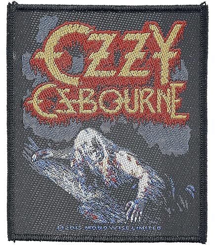 Amazon.com: Ozzy Osbourne Men's Bark At The Moon Woven Patch Black