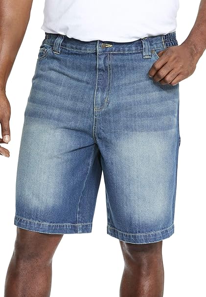 men's denim carpenter shorts