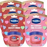 Vaseline Lip Therapy Wild Berry + Ros&eacute; Variety 6-Pack &ndash; Scented, Lightly Tinted Lip Balms with Vitamin E for Soft, Kissable Lips, 0.25 Oz Ea