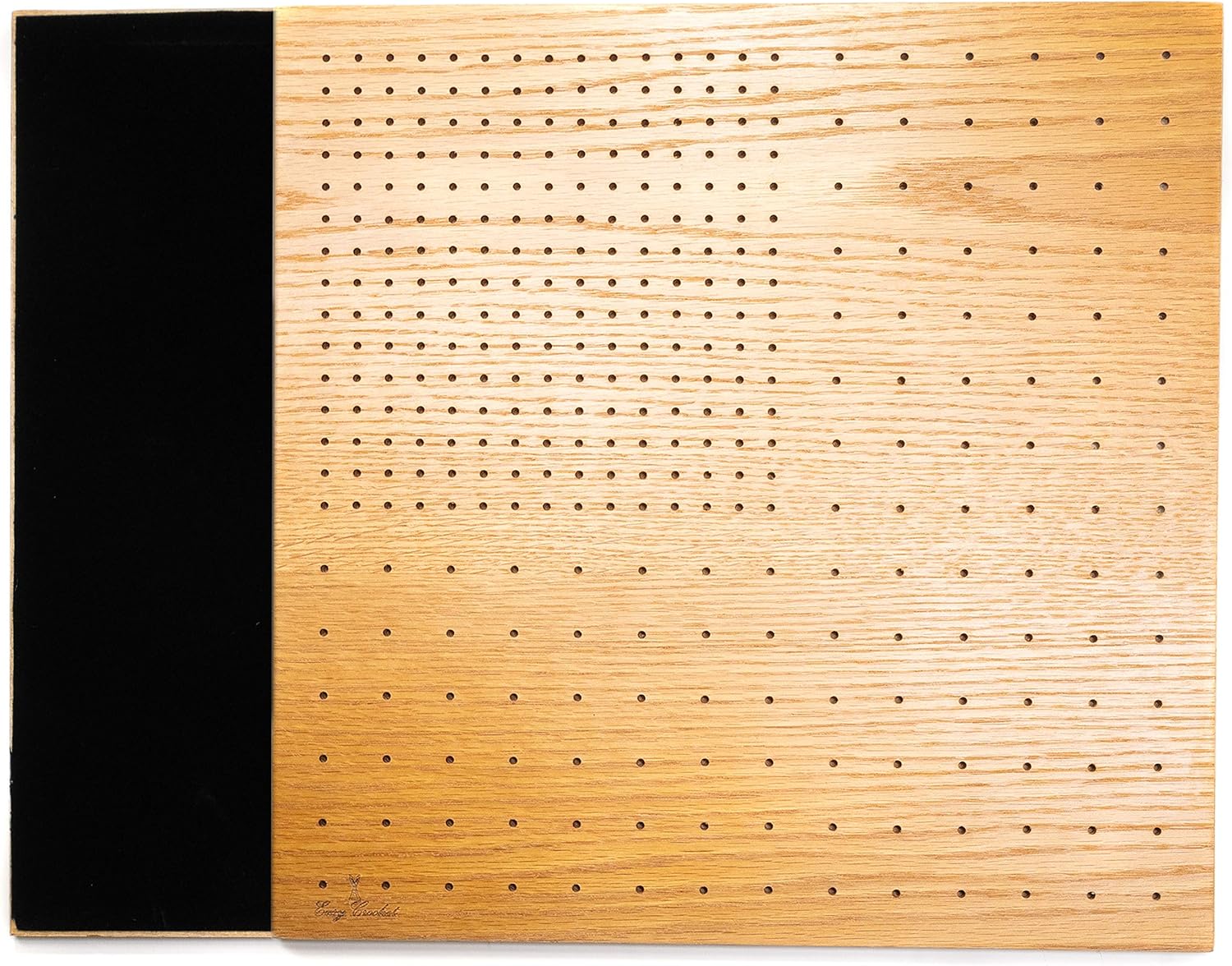 Easy Crochet - Blocking Board for Crochet and Knitting - Wooden Blocking Mats for Knitting 20 Stainless Steel Pins and Pin Holder