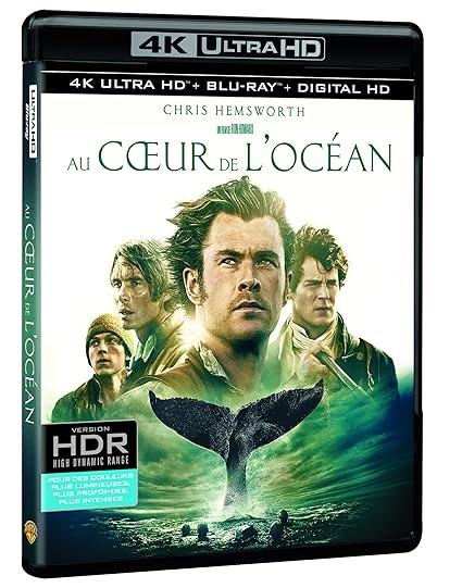 Au coeur de l'ocÃ©an 4K Ultra HD + Blu-ray [4K Ultra HD + Blu-ray + Copie Digitale UltraViolet]