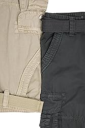 Raw X Boys Cargo Shorts 8-18 | 100% Cotton Belted