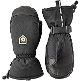 Hestra Unisex CZone Mountain Mitt, Waterproof, Windproof Leather Alpine Ski Mittens for Men & Women