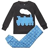 Bluenido Boys Pajamas Train 2 Piece 100% Super Soft
