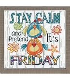 Wizardi RTO Hydrangea Bouquet Cross Stitch Kit - 7.87x8.46 Inch Embroidery For Beginners