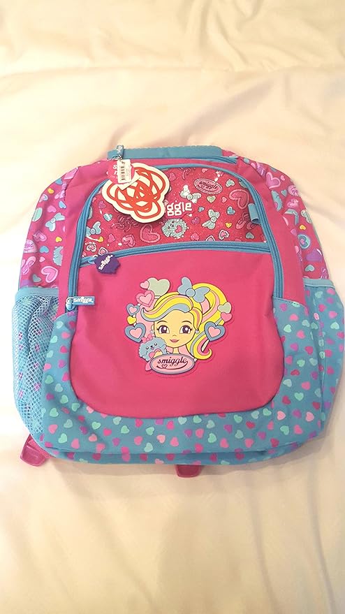 smiggle backpack pink