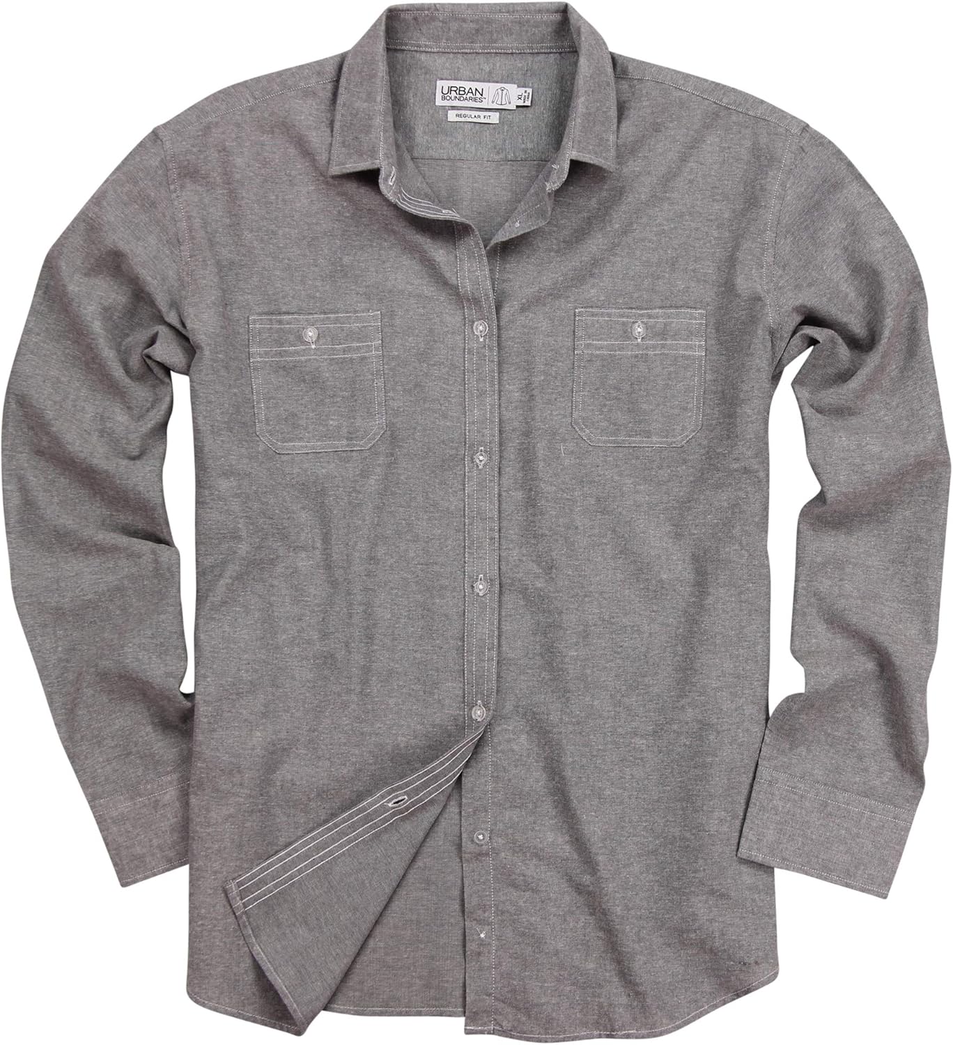long chambray shirt womens
