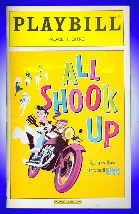 All Shook Up Broadway Playbill Cheyenne Jackson Curtis Holbrook Jenn Gambatese At Amazon S Entertainment Collectibles Store