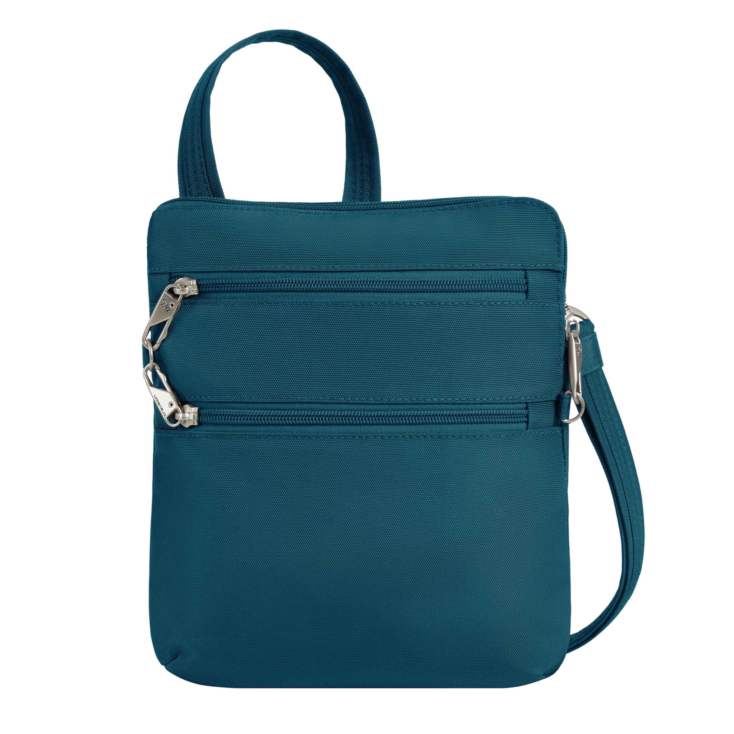 Travelon Anti-Theft Classic Slim Double Zip Crossbody Image