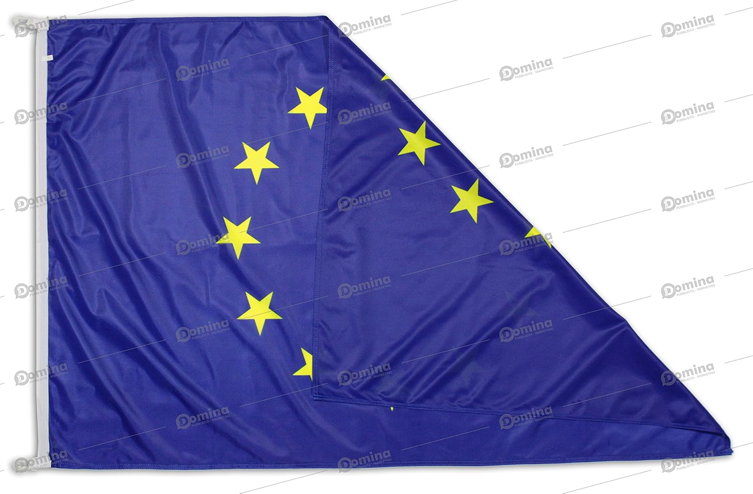 Domina Europe Flag 150x100 cm, Blue with Gold Stars, Windproof Nautical Fabric 115g/m², Double Perimeter Seam - Image 3