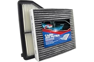 Engine & Cabin Air Filter Kit for Honda Civic 2016–2026 & HR-V 2023–2026 2.0L L4, Replacement CF11182 80291-T5R-A01, Direct F